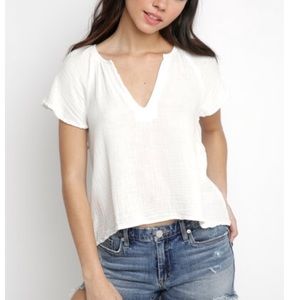 Sam & Lavi White Gauze Blouse